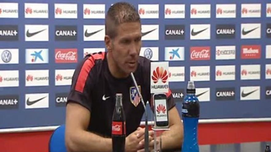 Simeone: &quot;Voy a ver el Athletic Bilbao, no me interesa la Supercopa&quot;