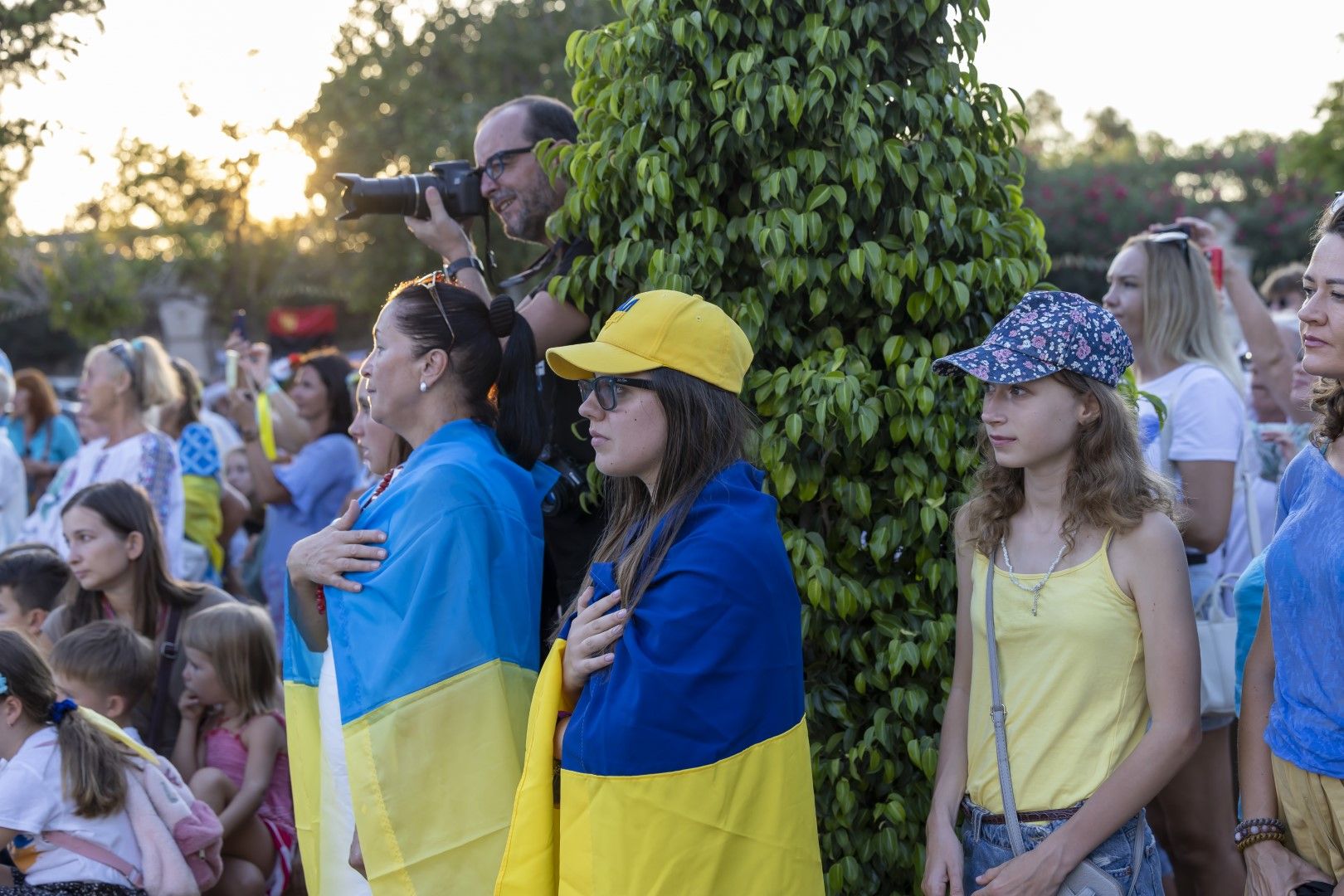 Celebración del aniversario de la independencia de Ucrania en las calles de Torrevieja y el Parque de las Naciones