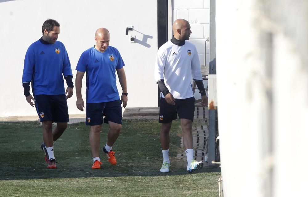 Las mejores imágenes del entrenamiento del Valencia CF