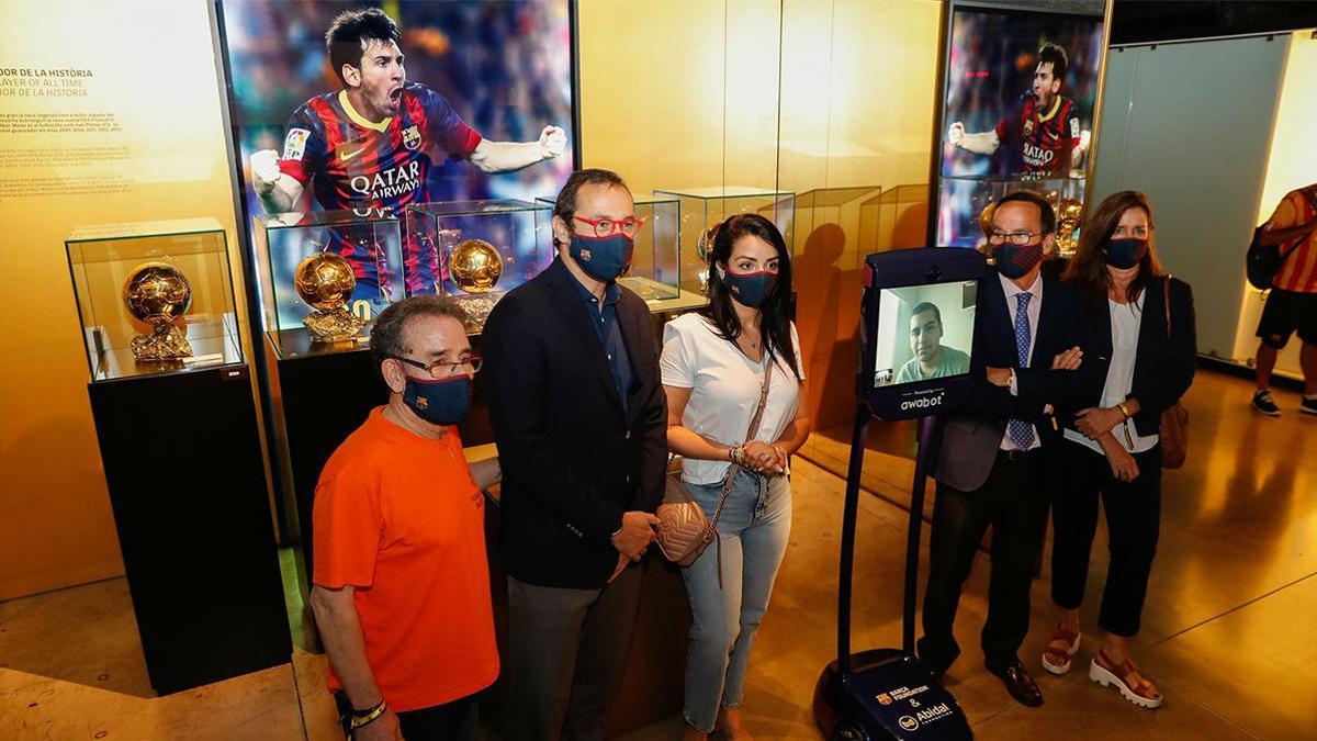 El Museo del Barça ha reabierto sus puertas a través del Robot Pol