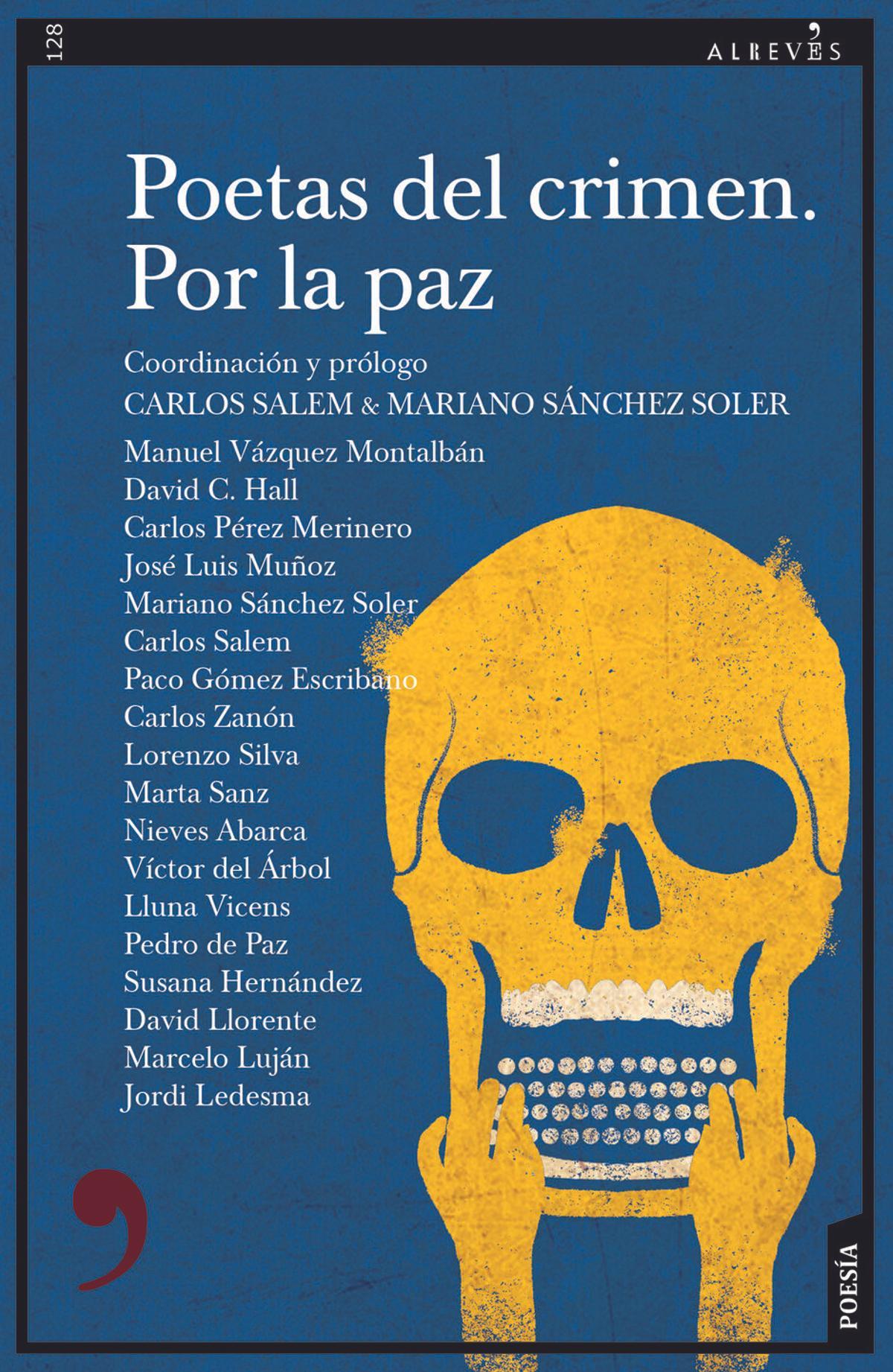 Portada del libro "Poetas del crimen. Por la paz"