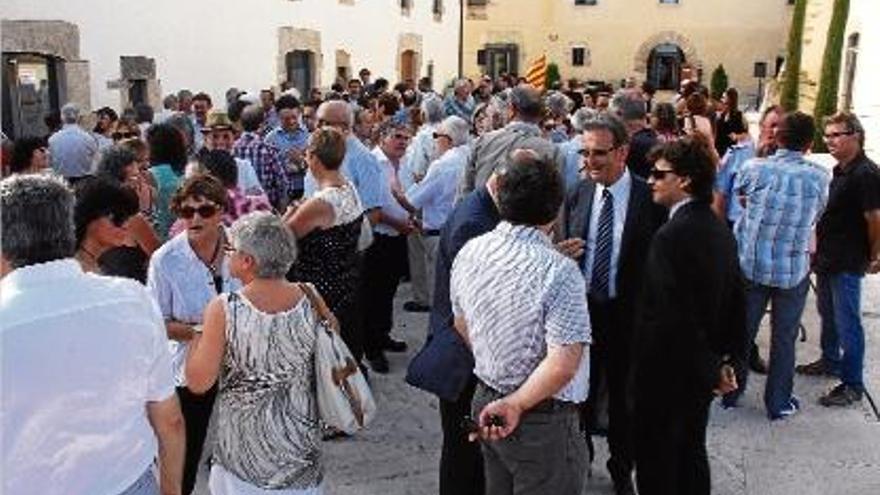 Un instant durant l&#039;acte commemoratiu dels 25 anys de la comarca del Pla de l&#039;Estany.