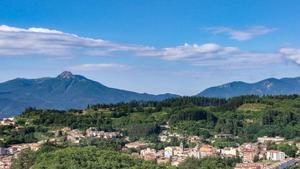 Panorámica del municipio situado en la comarca de la Selva, en Girona.