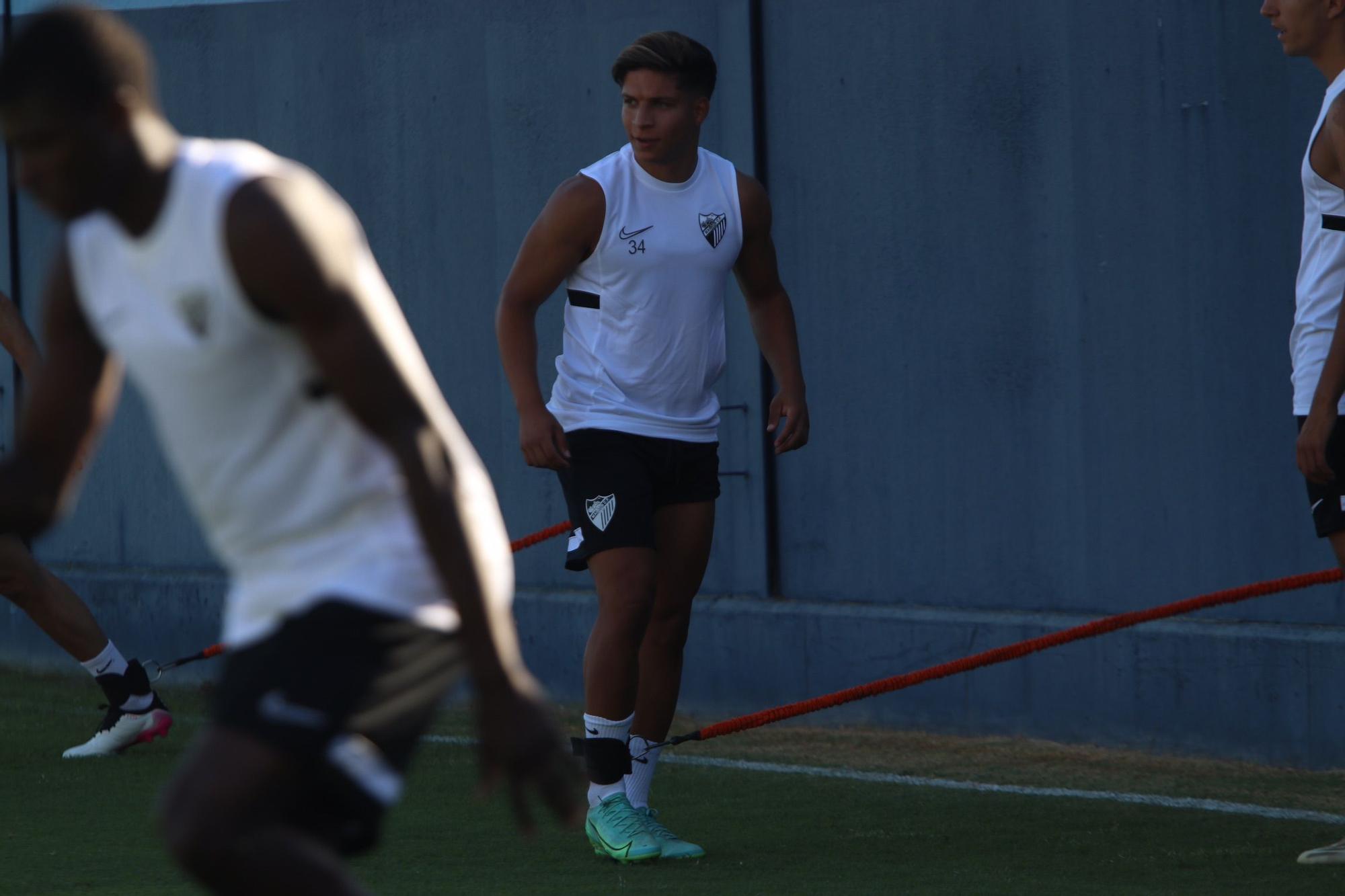 Primer entrenamiento del Málaga CF