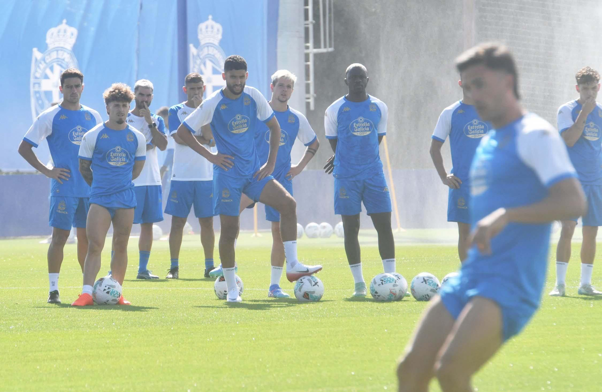 Primer entrenamiento bajo las órdenes de Antonio Hidalgo