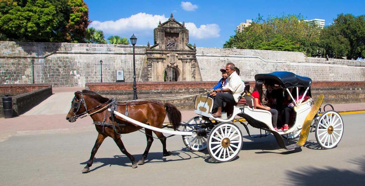 Calesas en Manila