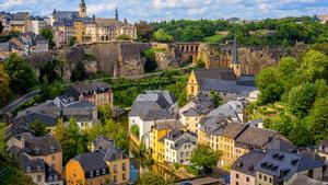 Vistas del casco antiguo de la capital del Gran Ducado de Luxemburgo.