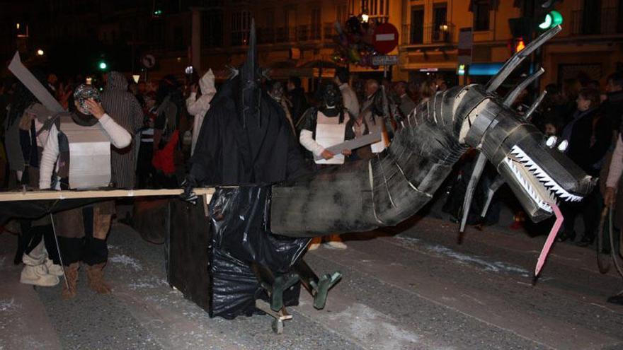 Un vecino de Antequera, disfrazado de Nazgul.