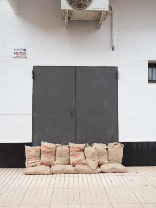 Los efectos de las lluvias en Los Alcázares