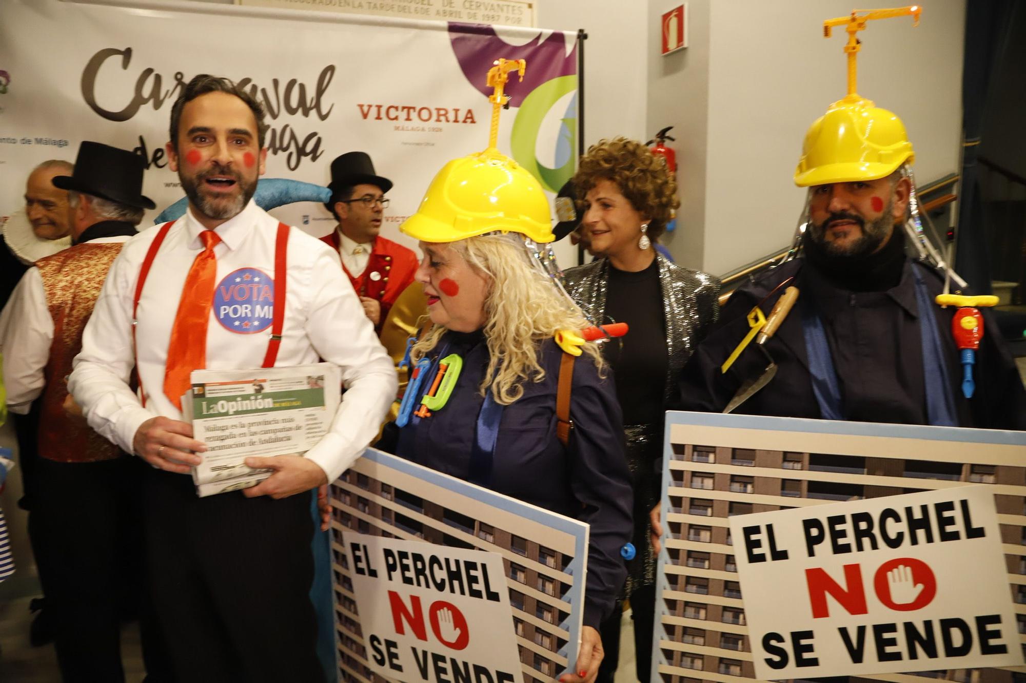 Photocall de la final de COAC del Carnaval de Málaga