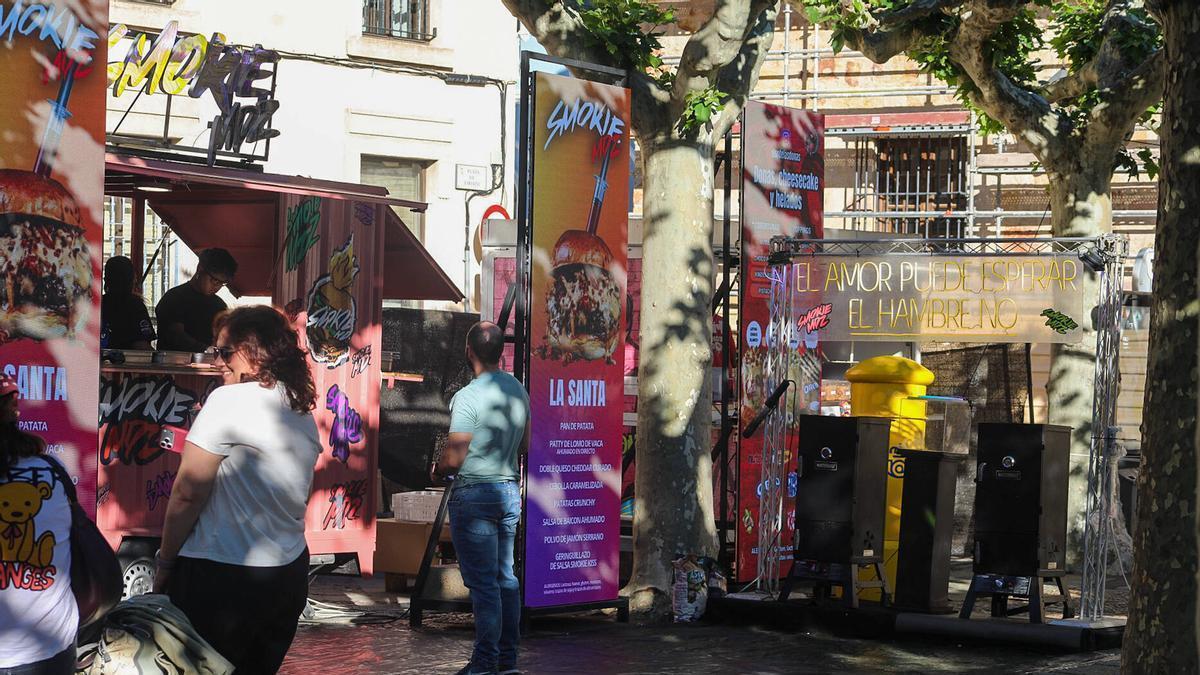 Burguer Cup en la plaza de Viriato.