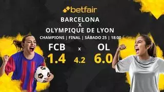 FC Barcelona vs. Olympique de Lyon: horario, TV, estadísticas, cuadro y pronósticos de la final