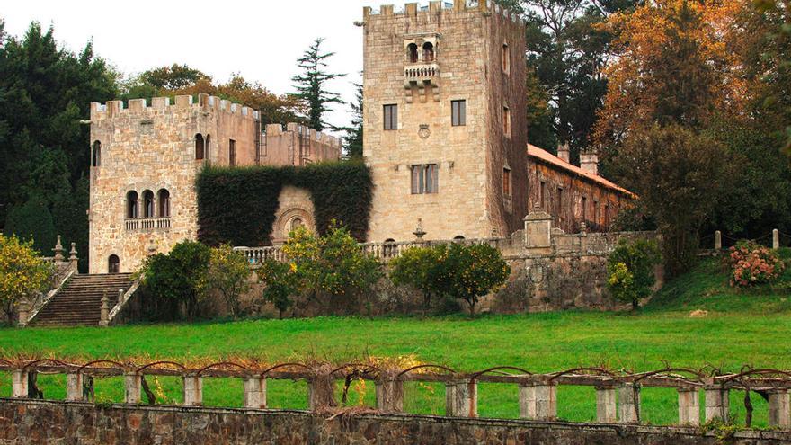 Vista de la fachada del Pazo de Meirás // C. Pardellas