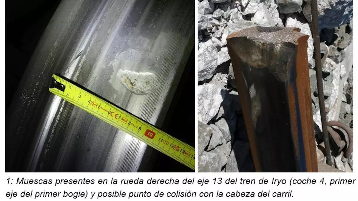 La investigación señala a una fractura en la vía como causante del accidente ferroviario en Adamuz