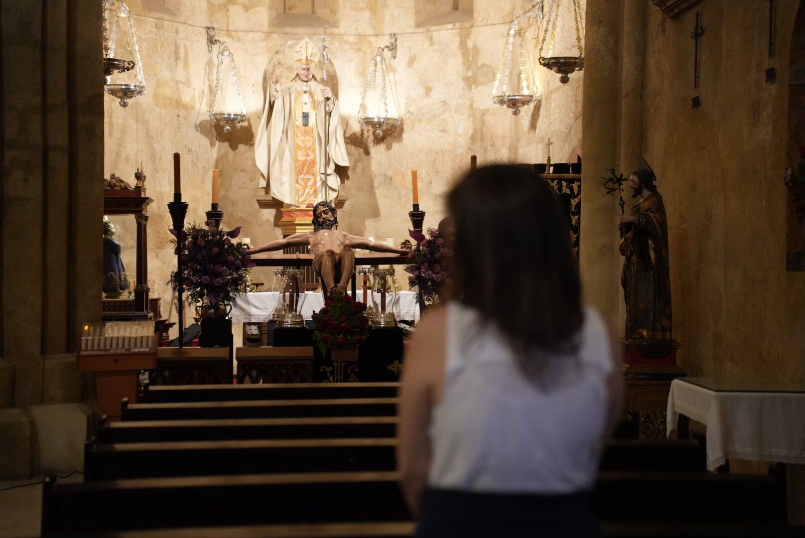 Santísimo Cristo de las Aguas de Palma del Río ya está en la iglesia de San Miguel