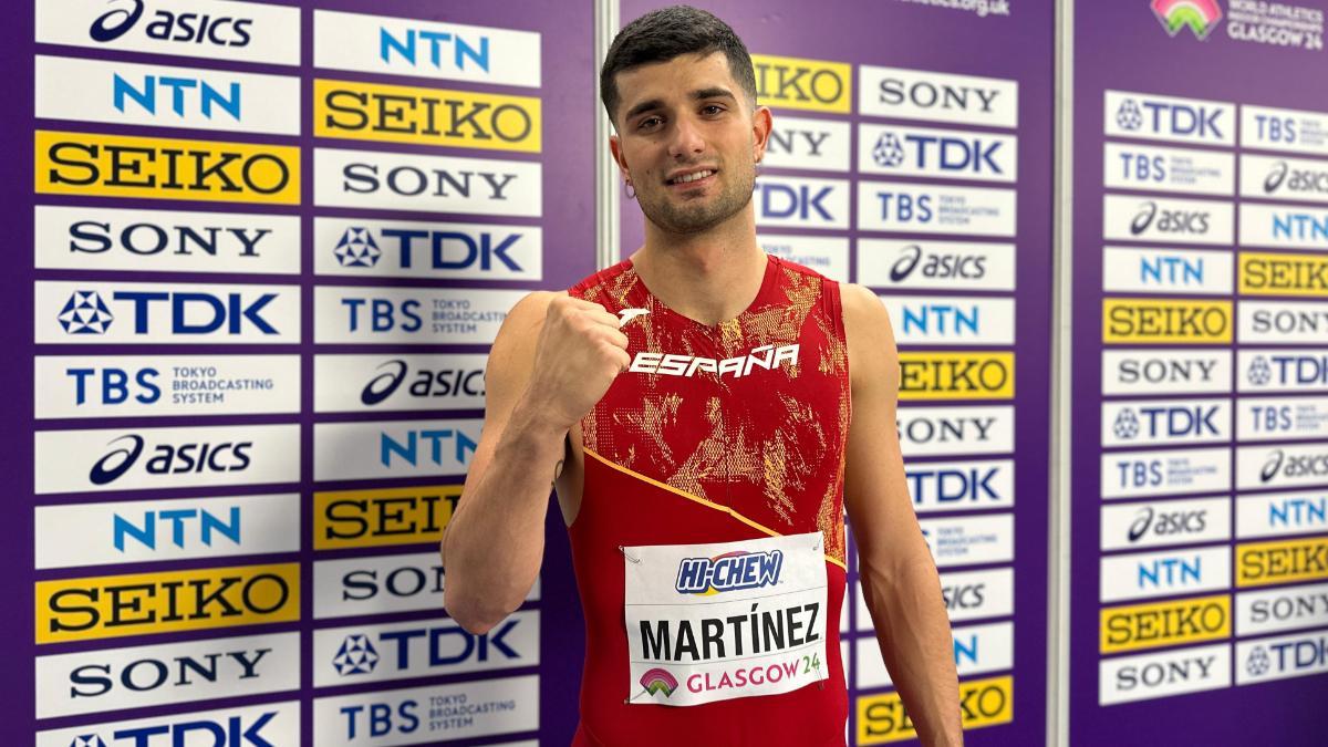 Asier Martínez, feliz tras pasar a semifinales