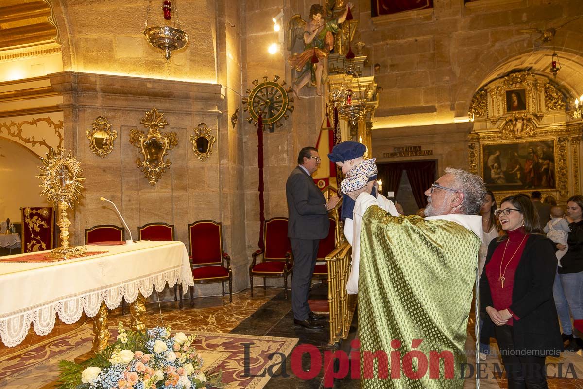 Presentación a la Vera Cruz de Caravaca de los niños nacidos en 2023