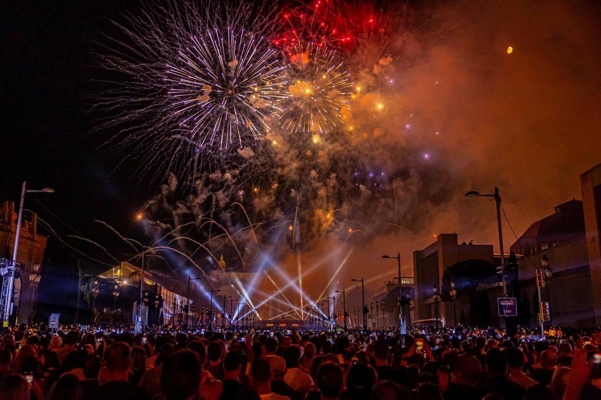 El Piromusical cierra la Mercè a ritmo de Sónar