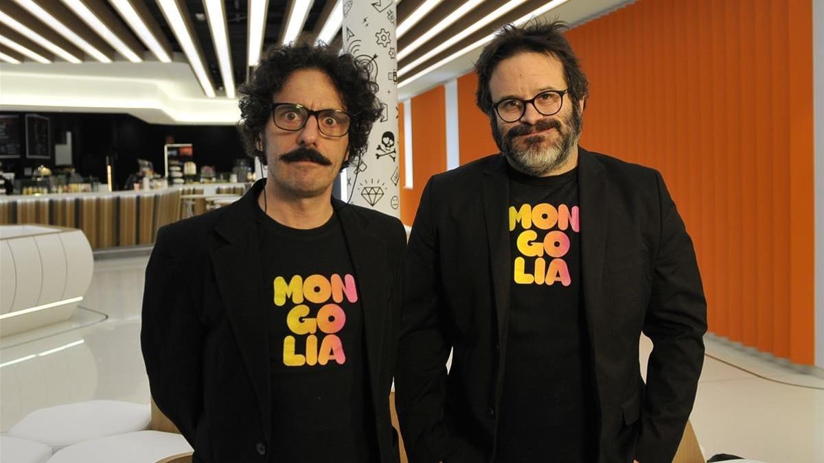 Darío Adanti y Edu Galán, de la revista 'Mongolia'.