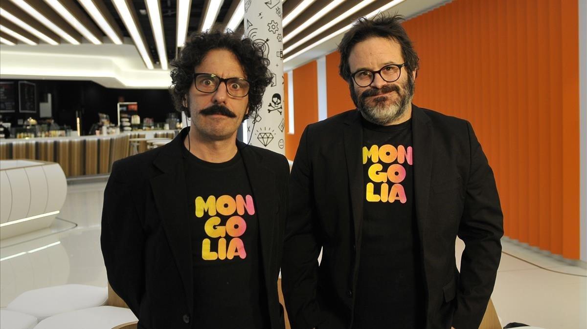 Darío Adanti y Edu Galán, de la revista ’Mongolia’.