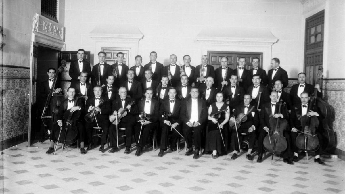 Orquesta de Cámara de Alicante en los años 30