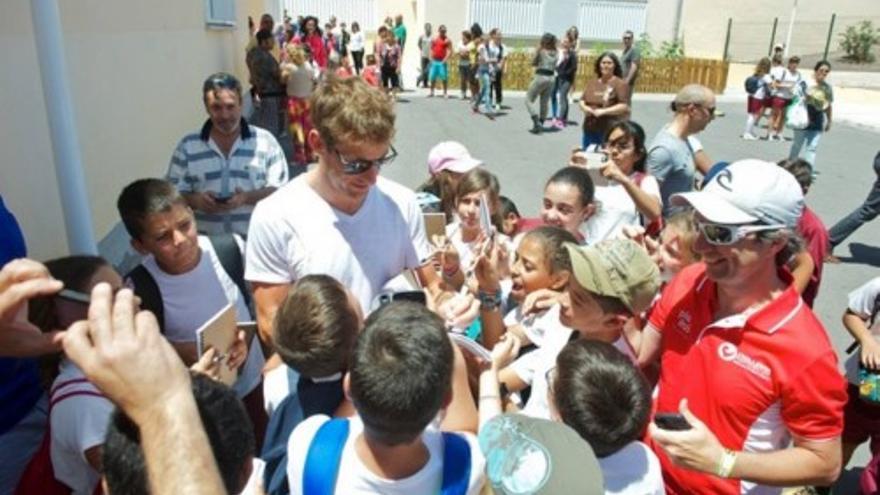 Jenson Button en Fuerteventura