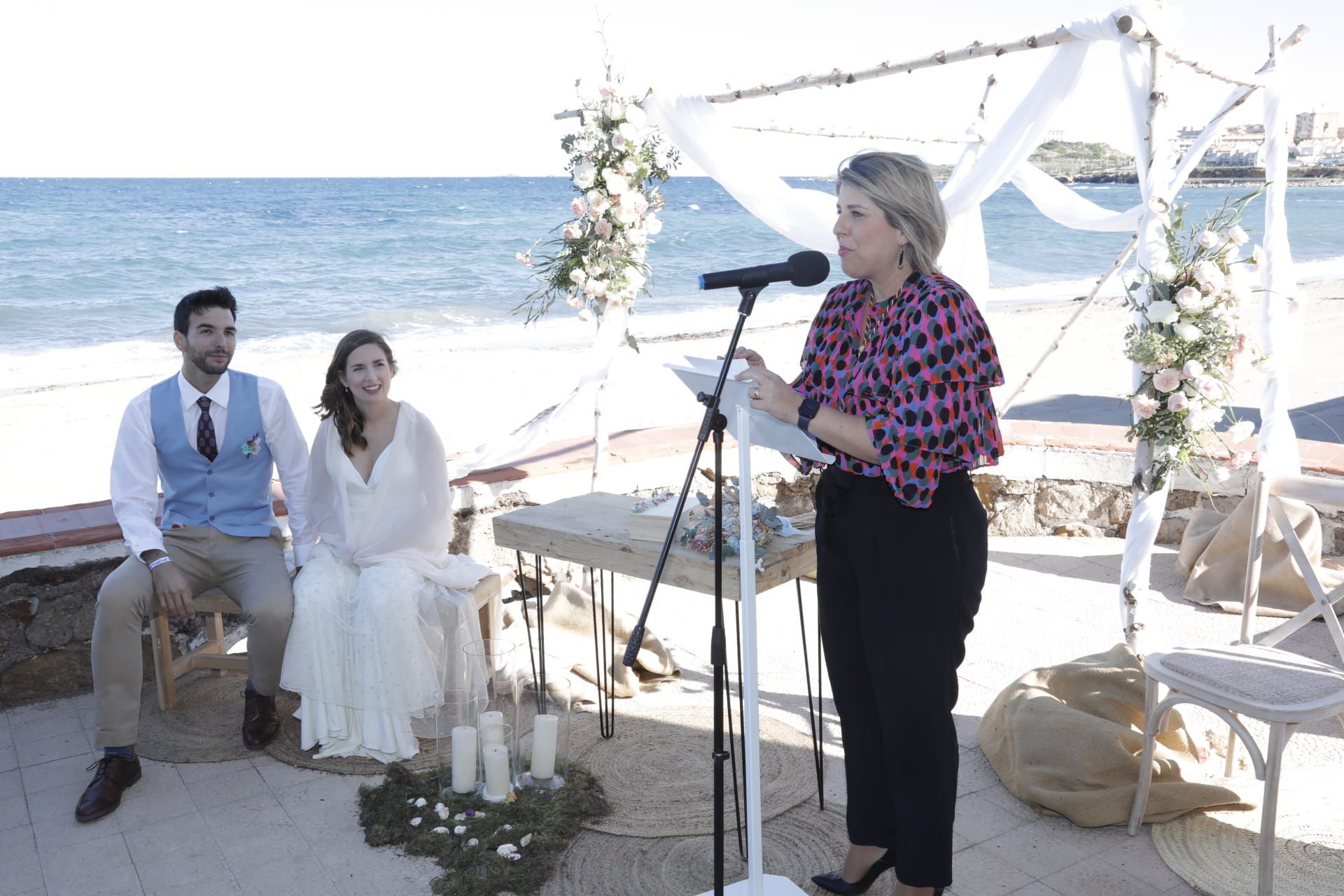 La primera boda celebrada en la playa en Cartagena