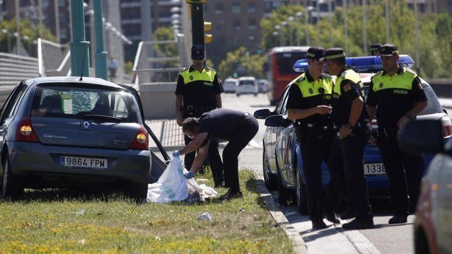 Los accidentes de tráfico en Zaragoza bajan un 1,3% respecto a 2016