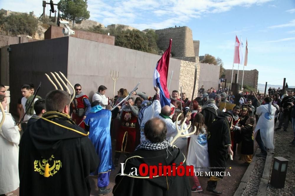 Refriega, acto de capitulación del Torneo Medieval y degustación de arroz desde la Fortaleza del Sol de Lorca