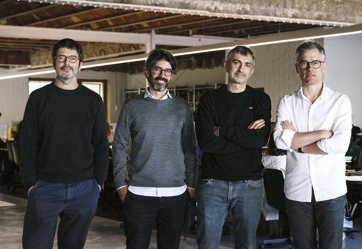Integrantes del estudio Harquitectes.