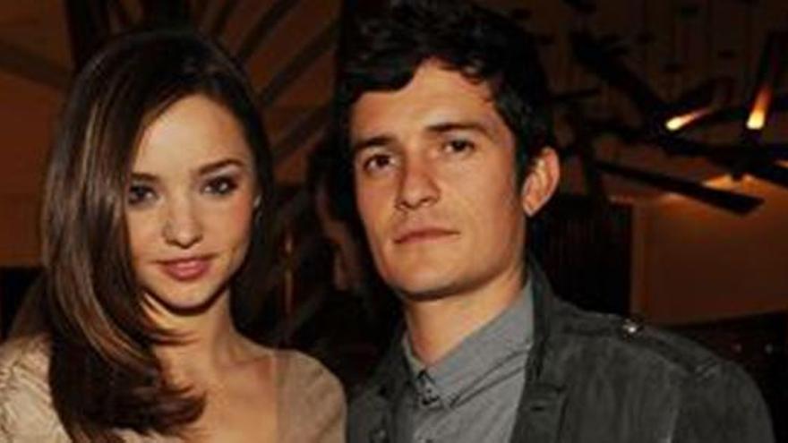 Orlando Bloom y Miranda Kerr.