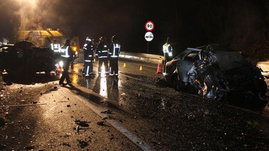 Accidente mortal en la N-634.