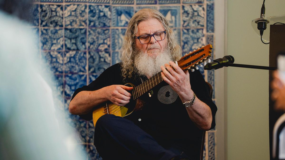 Gustavo Santaolalla, durante la presentación del proyecto 'Imágenes sonoras de Madrid'.