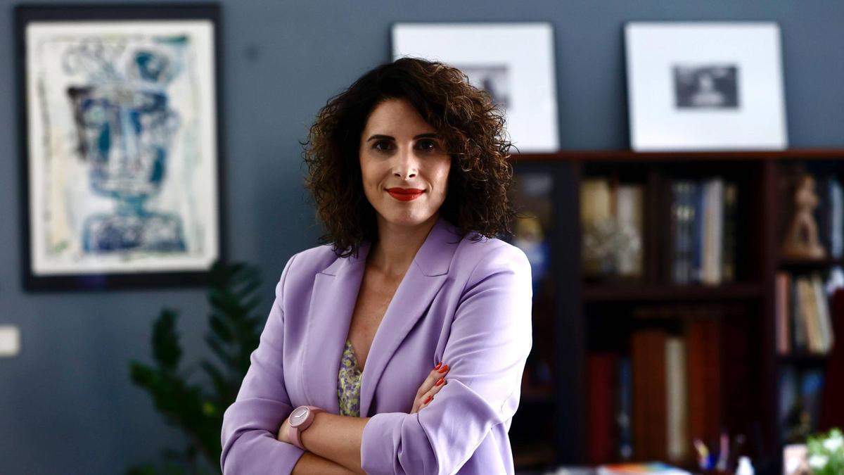 Cristina Mora, en su despacho