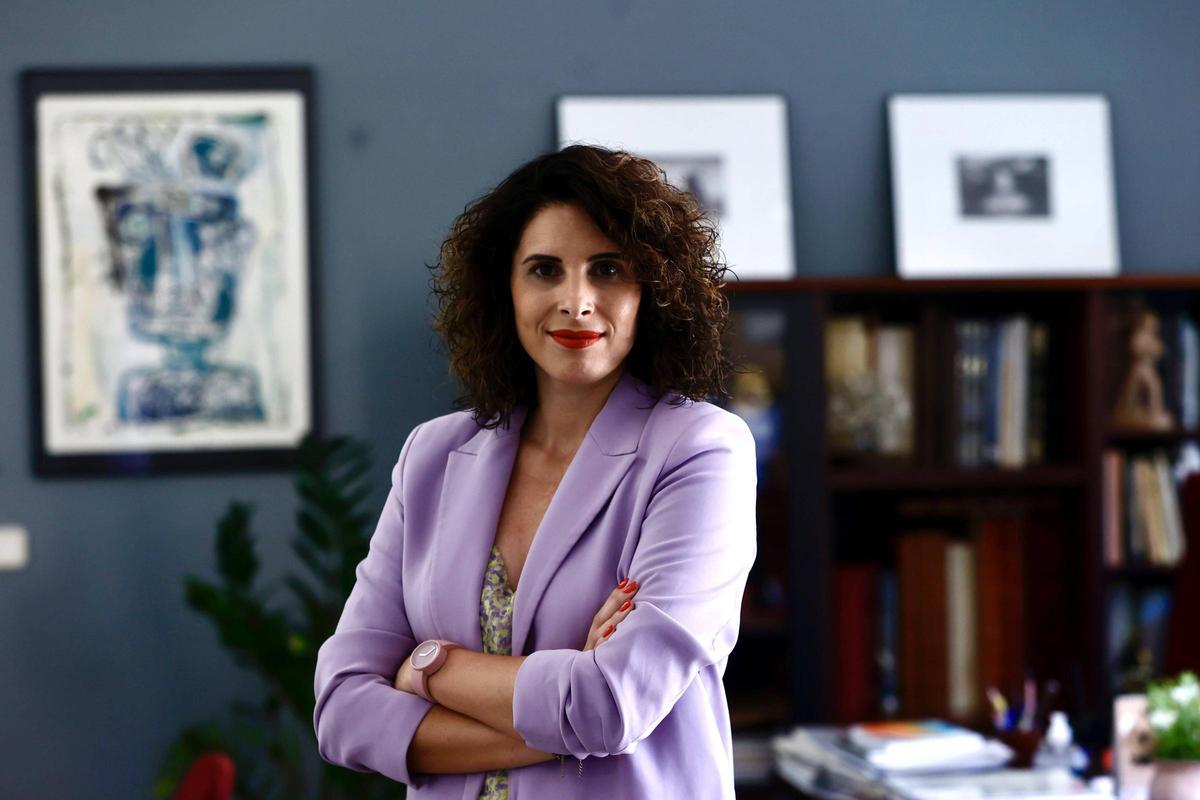 Cristina Mora, en su despacho