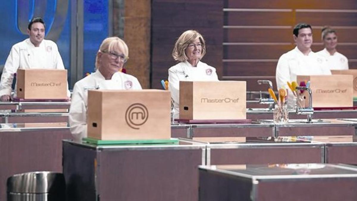 Imagen del especial navideño de 'Masterchef' que emite hoy TVE-1 a las 22.30 horas, con Maribel en primer término.