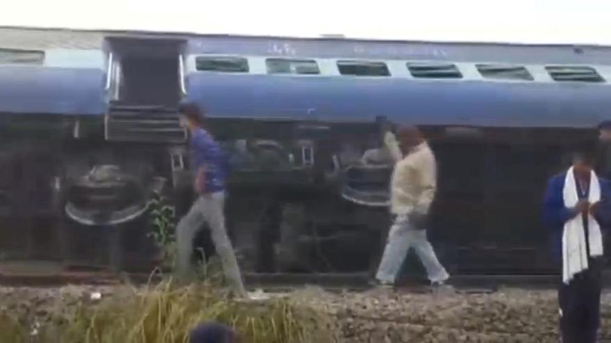 Accidente de tren en la India