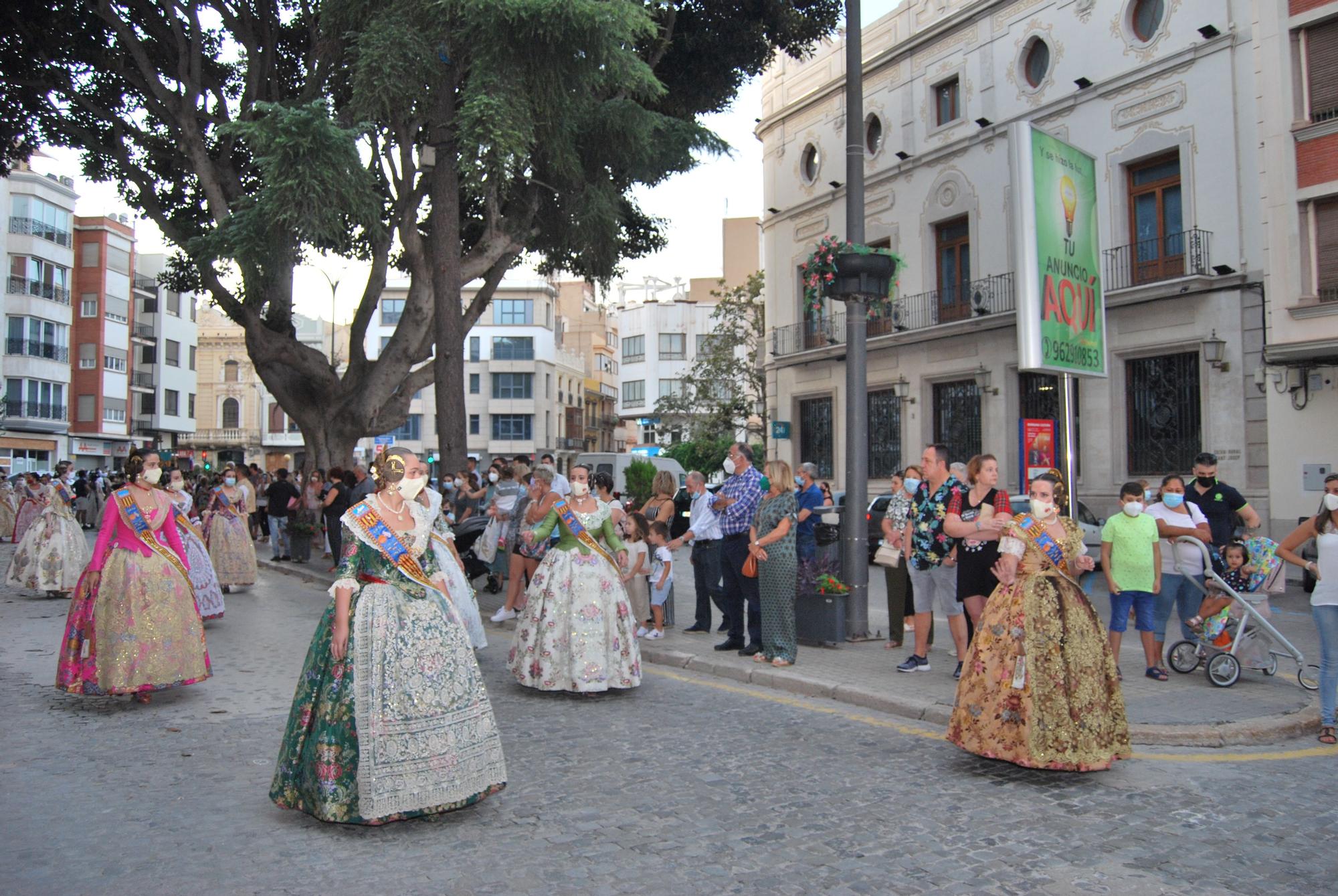 Acto de inauguración de las fiestas josefinas que se celebran del 8 al 12 de octubre en Burriana