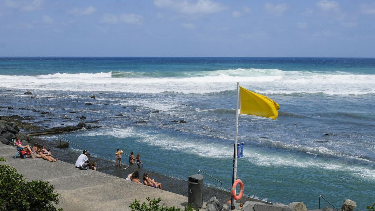 Vista general de las piscinas de La Laja.