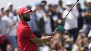 Jon Rahm, durante la última jornada en el Golf National de Versalles.