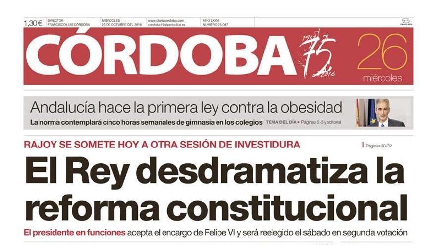 La portada de CÓRDOBA