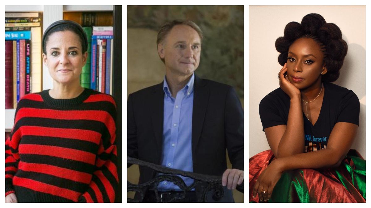 Gemma Ruiz, Dan Brown y Chimamanda Ngozi Adichie Gemma Ruiz, Dan Brown y Chimamanda Ngozi Adichie