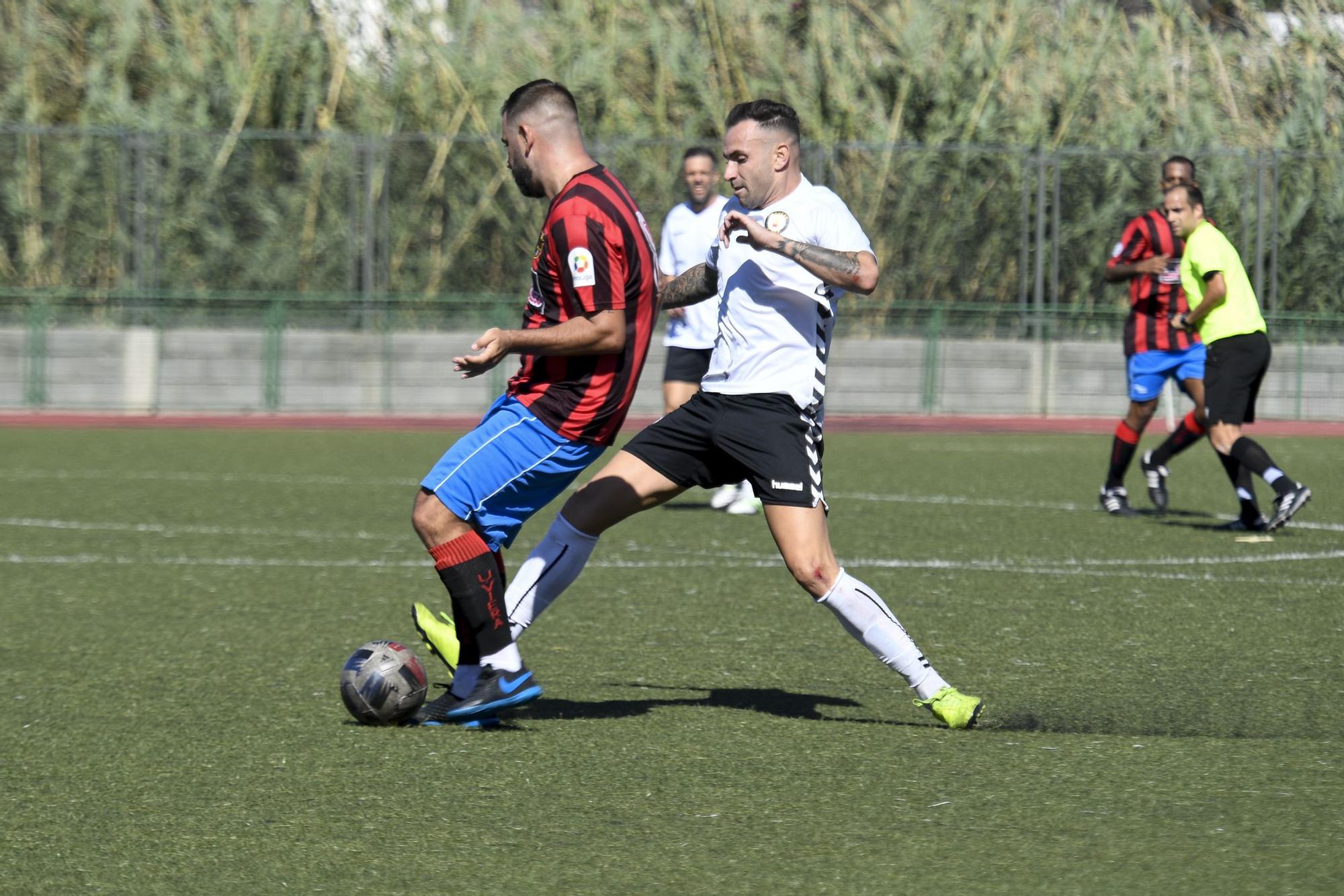 Partido entre el Arucas y el Unión Viera, de Tercera División