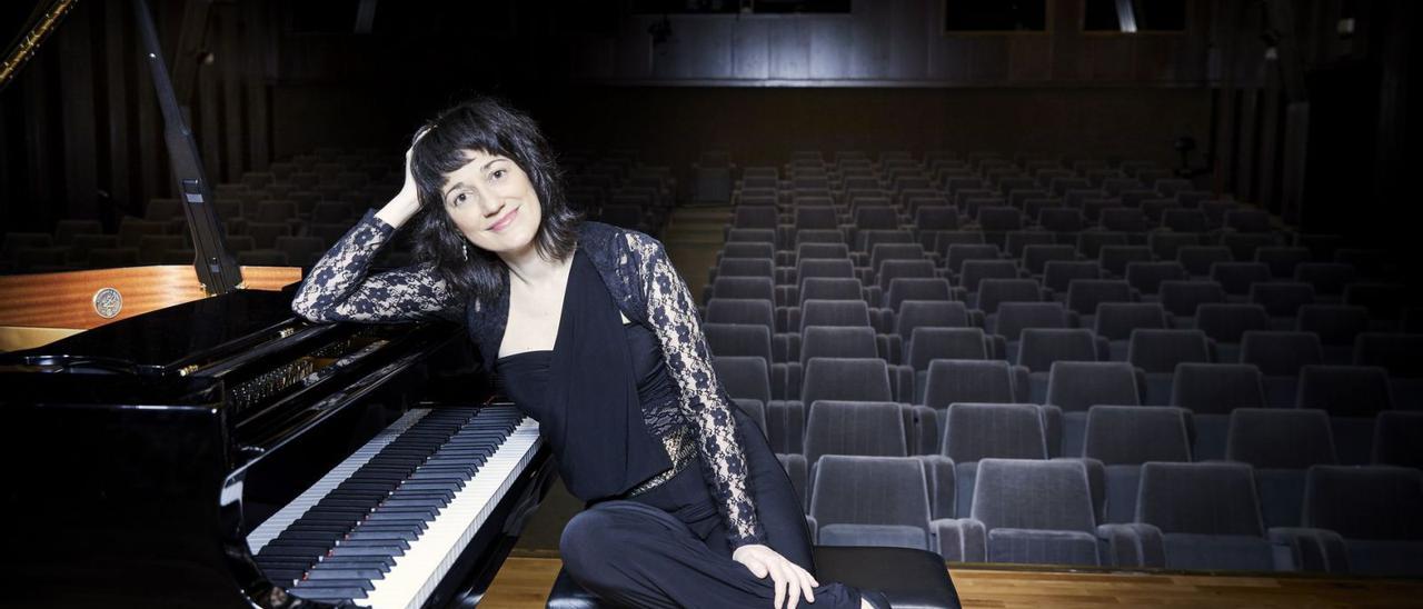 Noelia Rodiles y su piano.