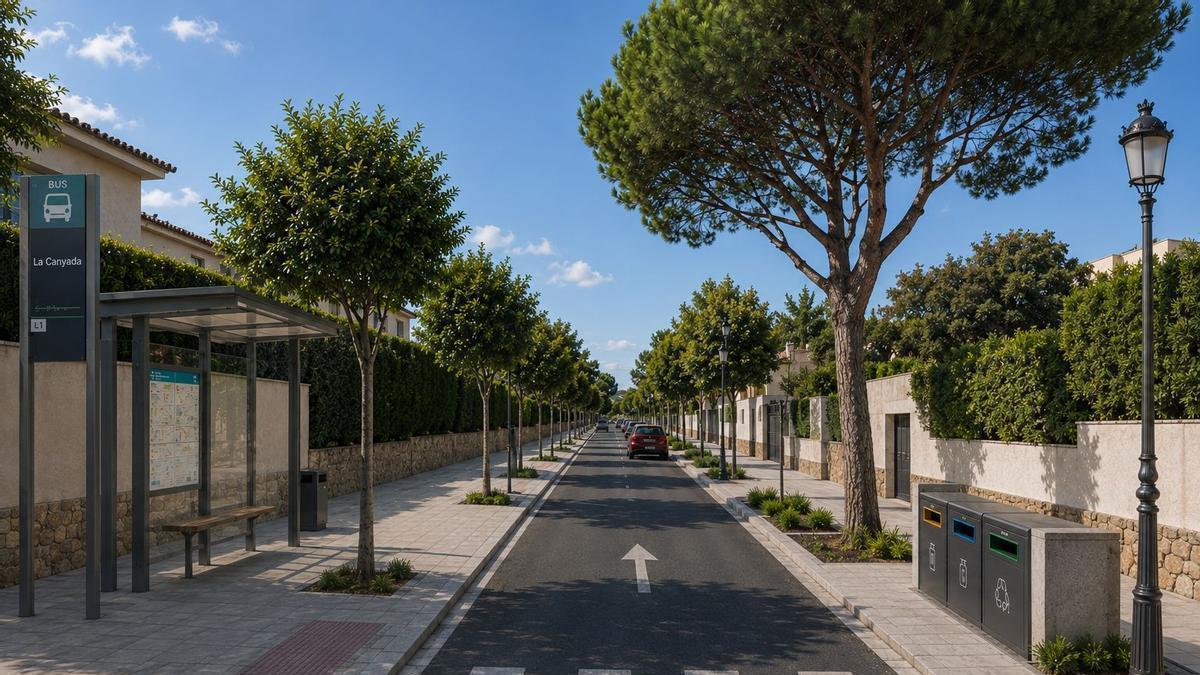Propuesta del PP para la reurbanización de las calles de la Canyada.