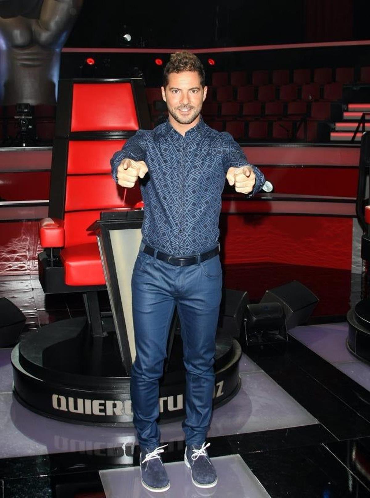 David Bisbal, muy animado con su nueva participación en la tercera temporada de 'La Voz Kids'