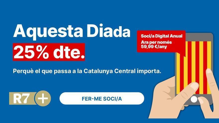 Aquesta Diada, més Regió7 per un 25% menys