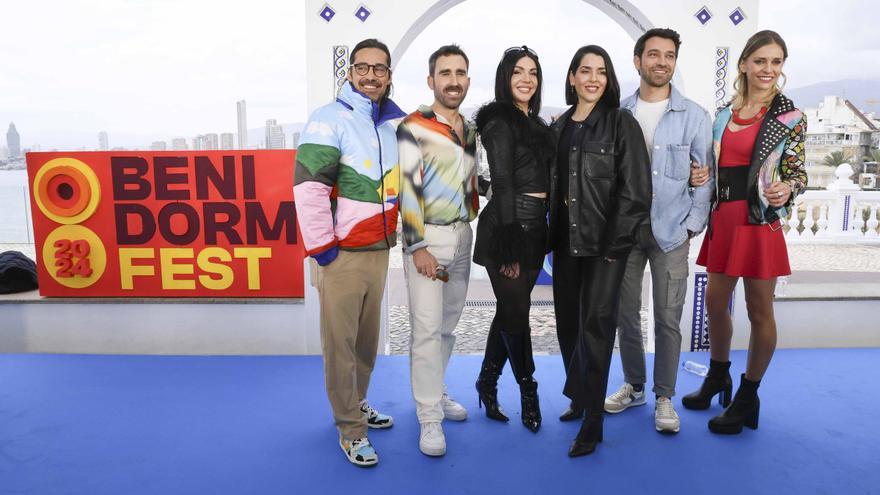 Así ha sido la rueda de prensa con los presentadores del Benidorm Fest 2024