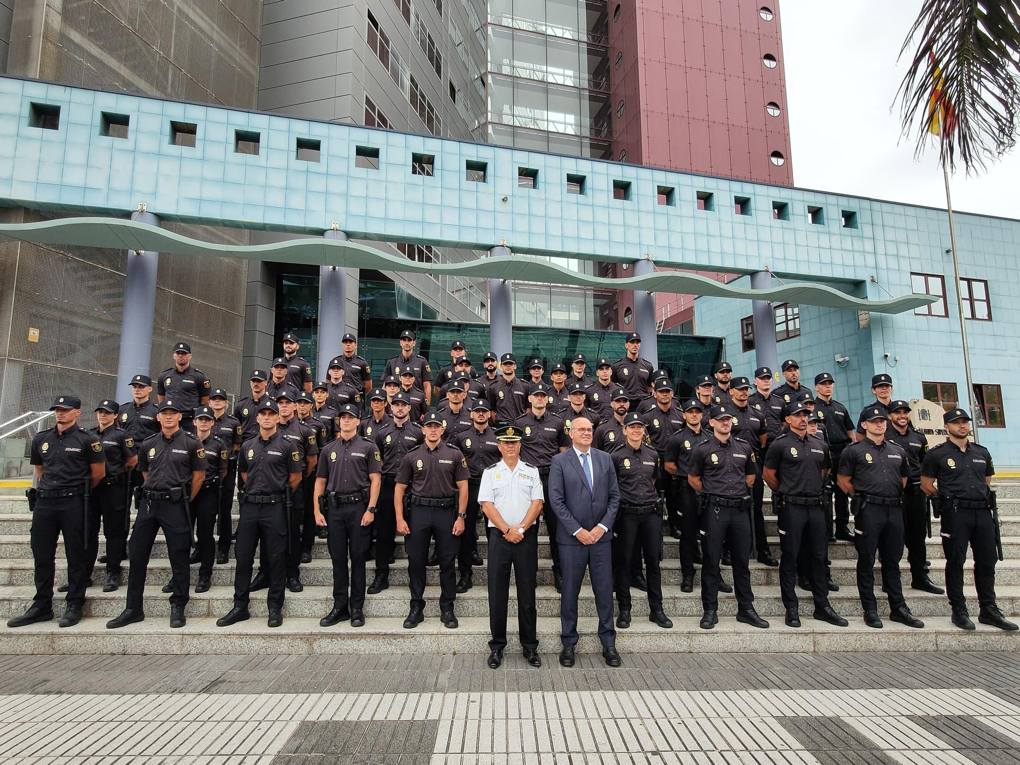 La Policía Nacional incorpora a 138 agentes en prácticas en Canarias