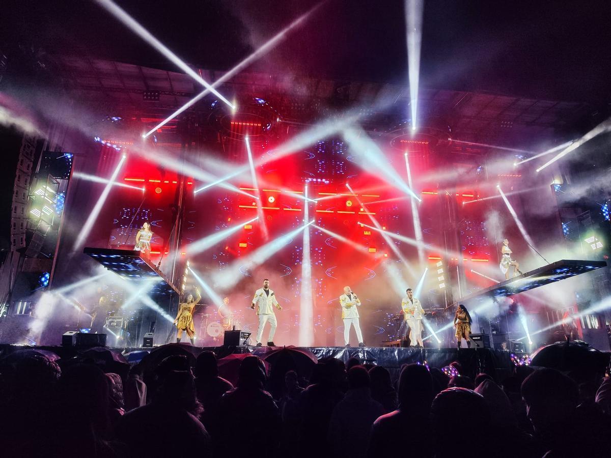 Imagen de la gira de Panorama del año pasado, durante su actuación en Grado.